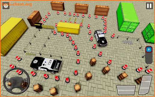 Crazy Traffic Police Car Parking Simulator 2019 screenshot