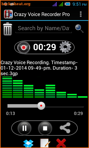 Crazy Voice Recorder screenshot