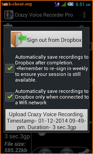 Crazy Voice Recorder screenshot