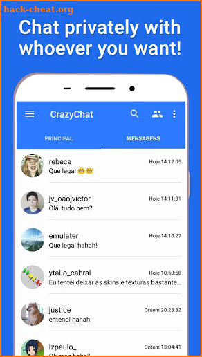 CrazyChat - Online Chat Rooms! screenshot