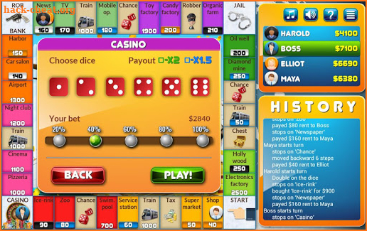 CrazyPoly - Business Dice Game screenshot