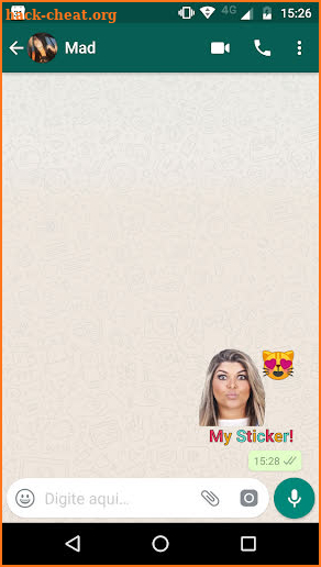 Create custom stickers to WhatsApp - WAStickerApps screenshot
