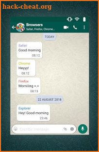 Create fake chat screenshots that looks real! screenshot