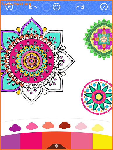 Create Mandala Coloring Book Paint Art screenshot