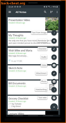Create My Notes - Create Notes, Sync and share screenshot