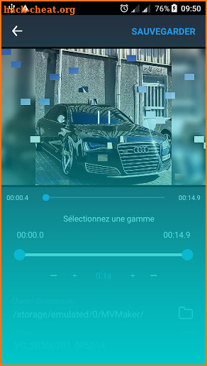 Create video and add music screenshot