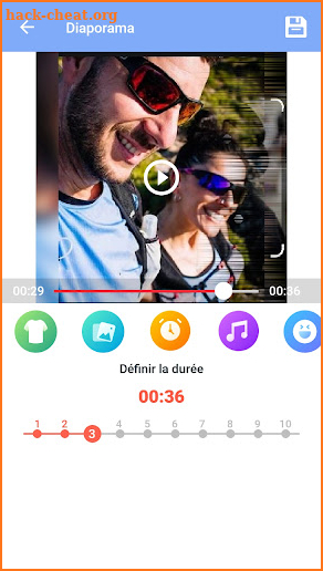 Create video from images screenshot