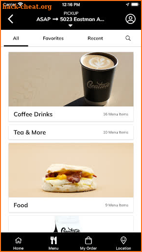 Creation Coffee screenshot