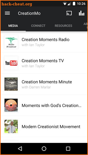 Creation Moments screenshot