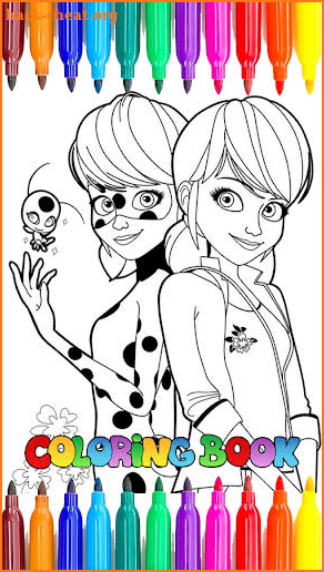 Creative Coloring Book For Ladybug screenshot