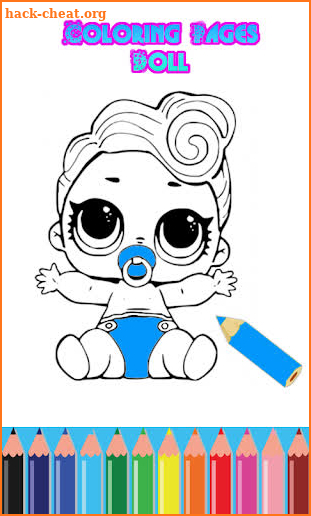 Creative Coloring Pages Lol Surprise Dolls screenshot