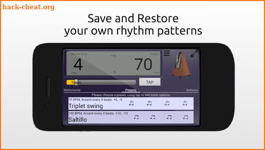 Creative Rhythm Metronome screenshot