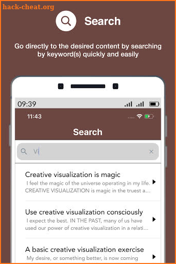 Creative Visualization Deck screenshot