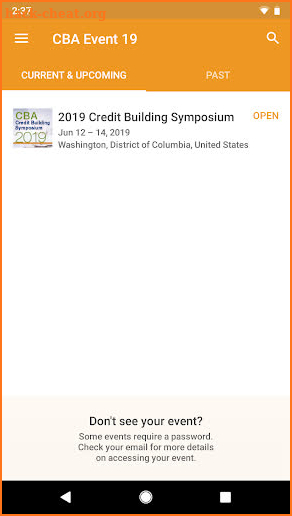 Credit Building Symposium 2019 screenshot