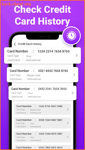 Credit card Number Validator screenshot