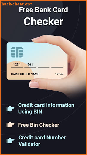 Credit Card Number Validator screenshot