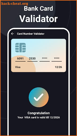 Credit Card Number Validator screenshot