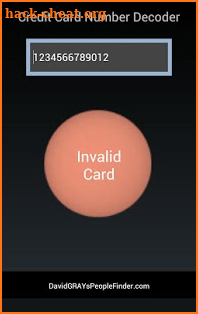 Credit Card Validation screenshot