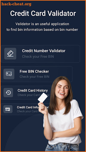 Credit Card Validator Checker screenshot