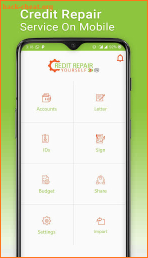 Credit Repair Yourself App screenshot