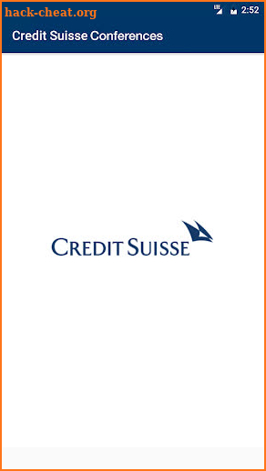 Credit Suisse Conferences screenshot