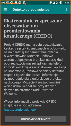 CREDO Detector screenshot
