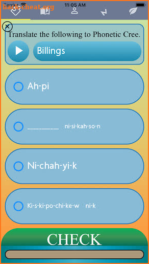 Cree Language screenshot