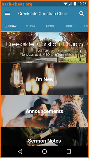 Creekside Christian Church EG screenshot