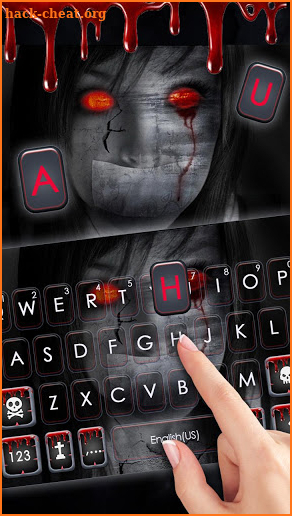 Creepy Devil Keyboard Theme screenshot