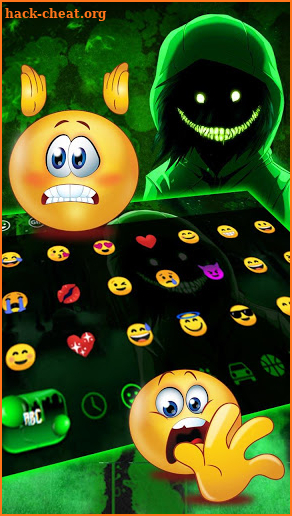 Creepy Devil Smile Keyboard Theme screenshot