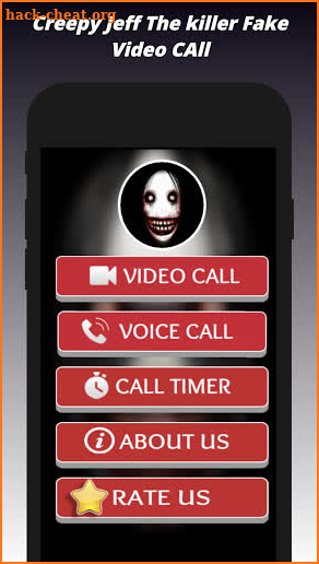 Creepy Jeff The Killer Pank Video Call screenshot