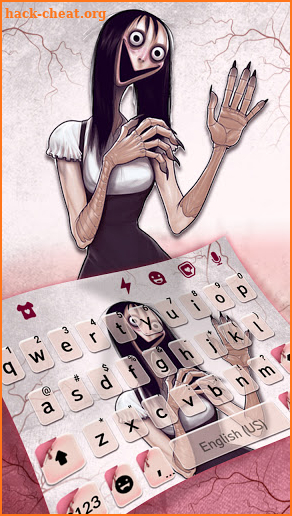 Creepy Momo 3 Keyboard Theme screenshot