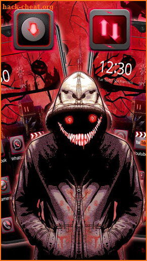 Creepy Smile Man Theme screenshot