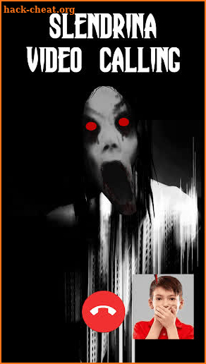 Creepy Video Call from Slender Ghost Horror Prank screenshot