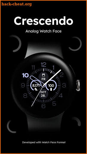 Crescendo - Analog Watch Face screenshot