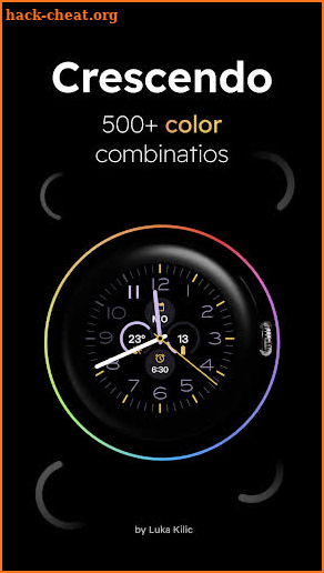 Crescendo - Analog Watch Face screenshot