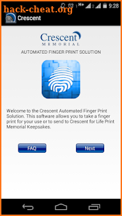 Crescent Finger Print Solution screenshot