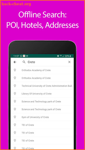 Crete Offline Map and Travel Guide screenshot