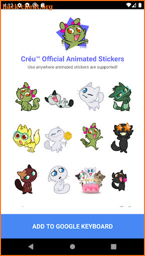 Créu Cat Animated Stickers screenshot