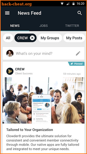 CREW Network screenshot
