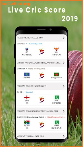 Cric Live Score : Cricket Full Info screenshot