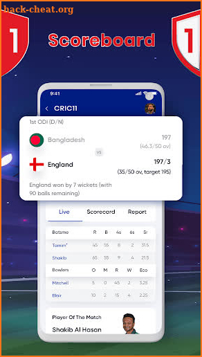 Cric11 - Live Cricket Scores screenshot