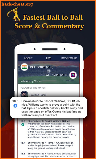 Cric8 XI - Live Cricket Scores & News screenshot