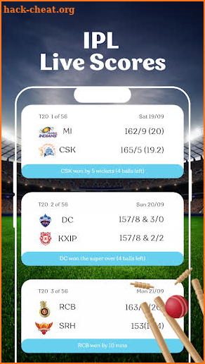 CricBuddy - Personalized Live Cricket Scores screenshot
