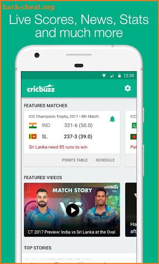 Cricbuzz - Live Cricket Scores & News screenshot