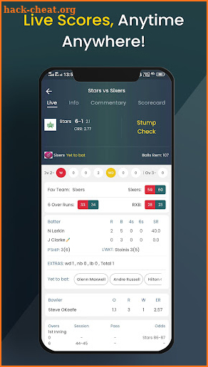 CricDaddy : Cricket Live Line screenshot