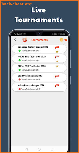 CricFL - Cricket Fantasy League screenshot