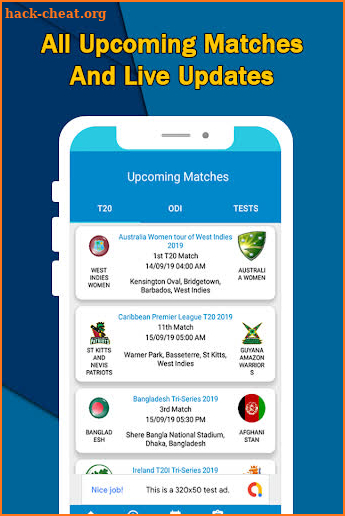 Cricgenix - Live cricket scores & update screenshot
