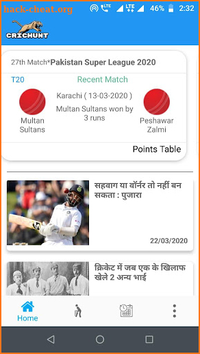 Crichunt - Live Cricket Score screenshot