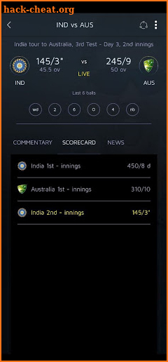 Cricket screenshot